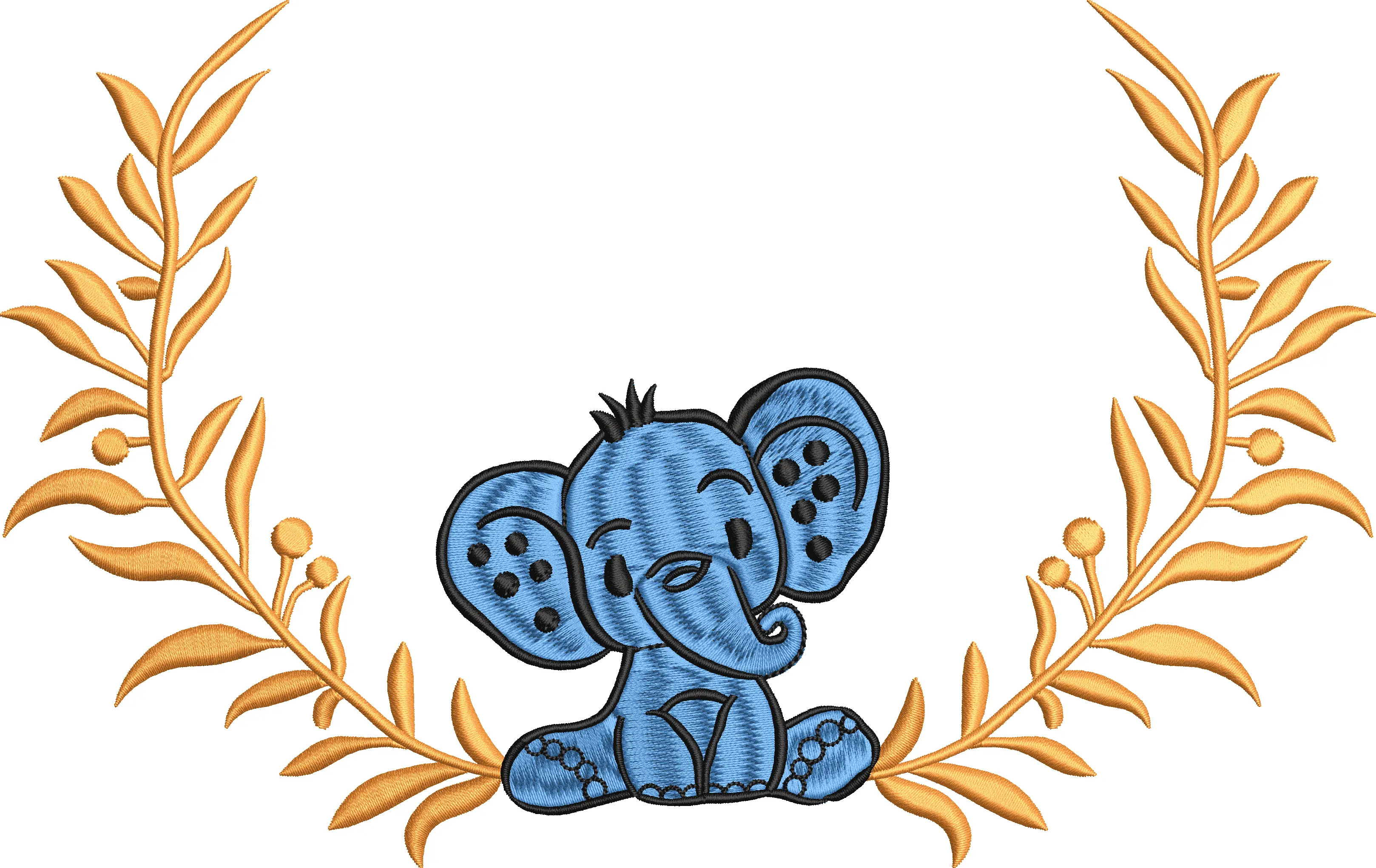 Wreath 157f elephant